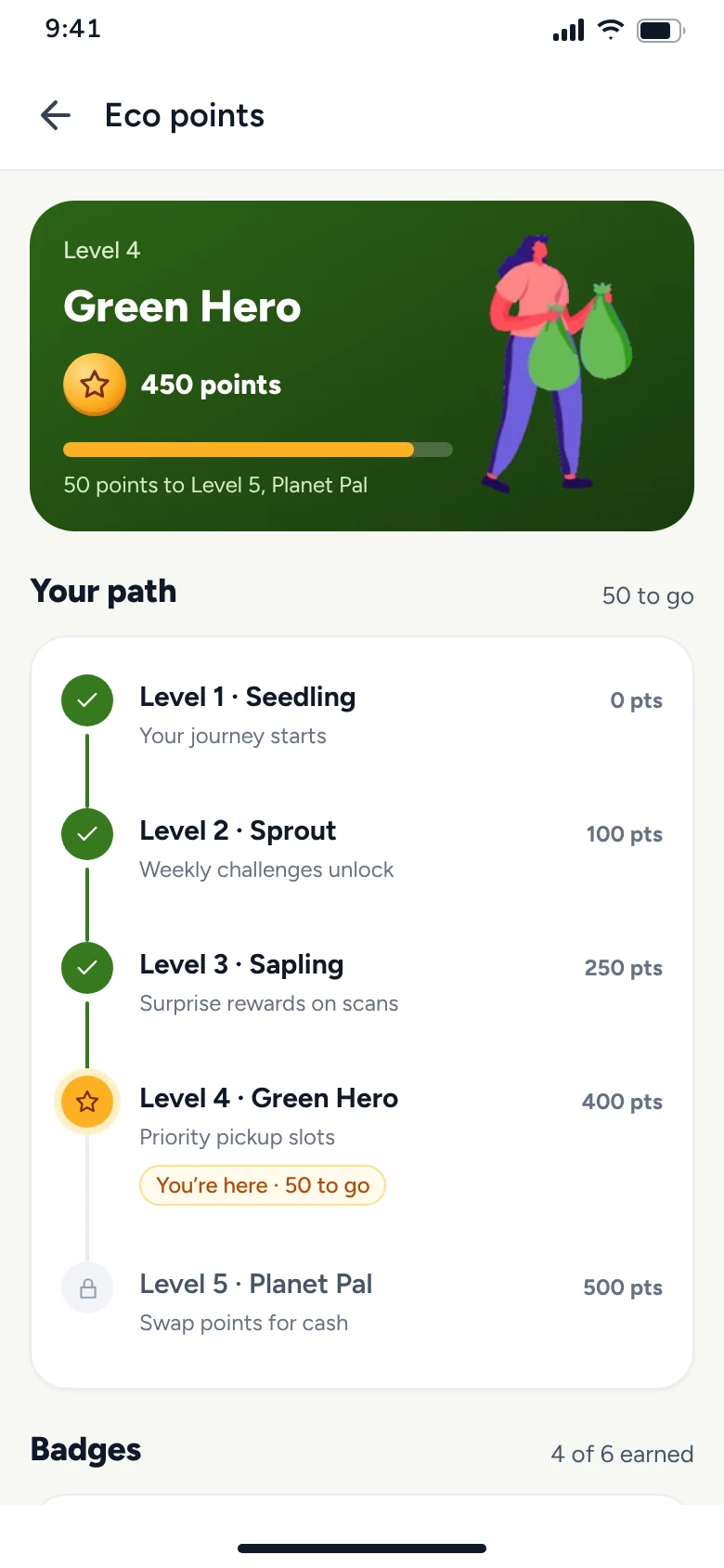 Eco points