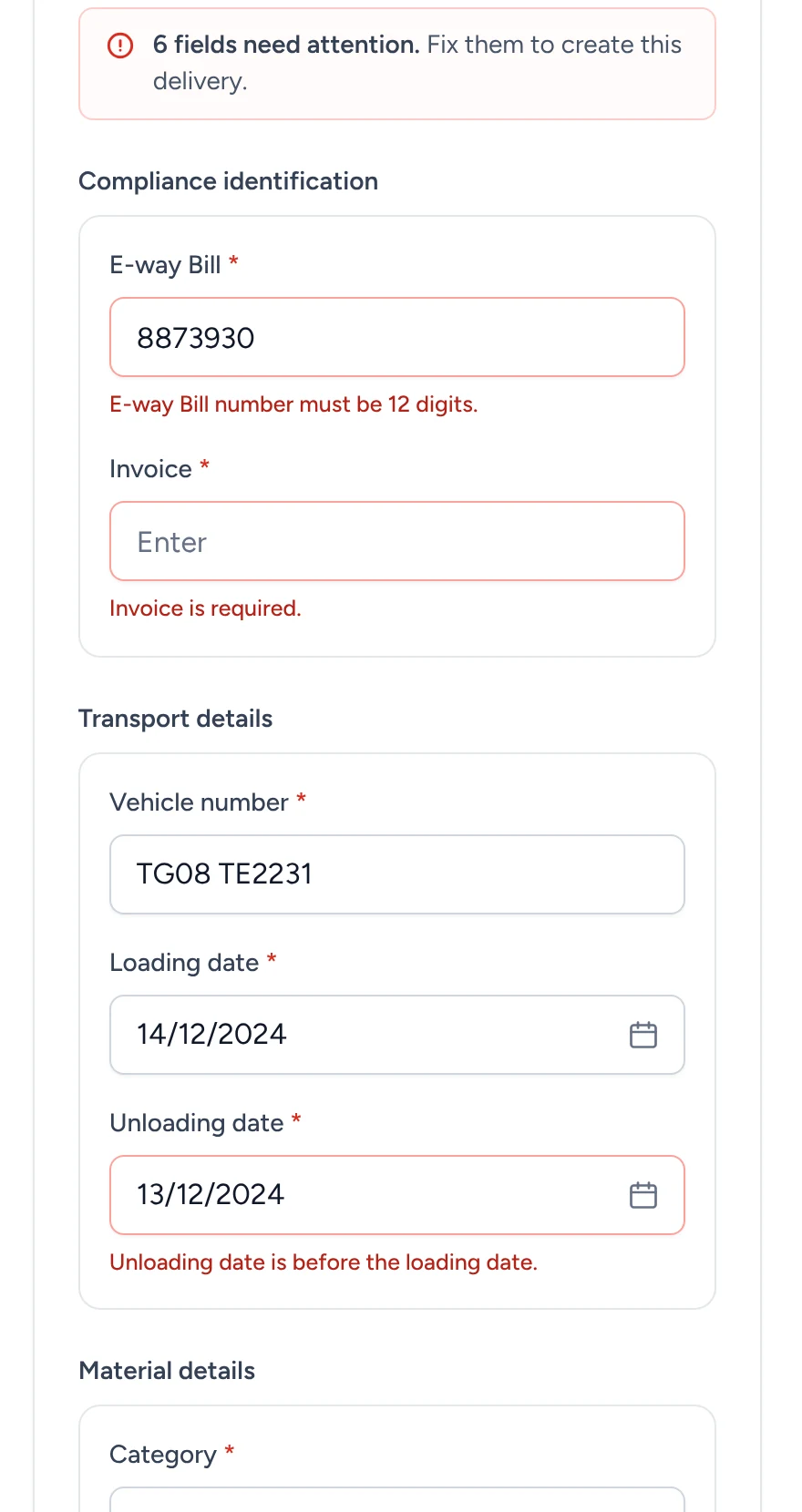 Errors that tell you the fix
