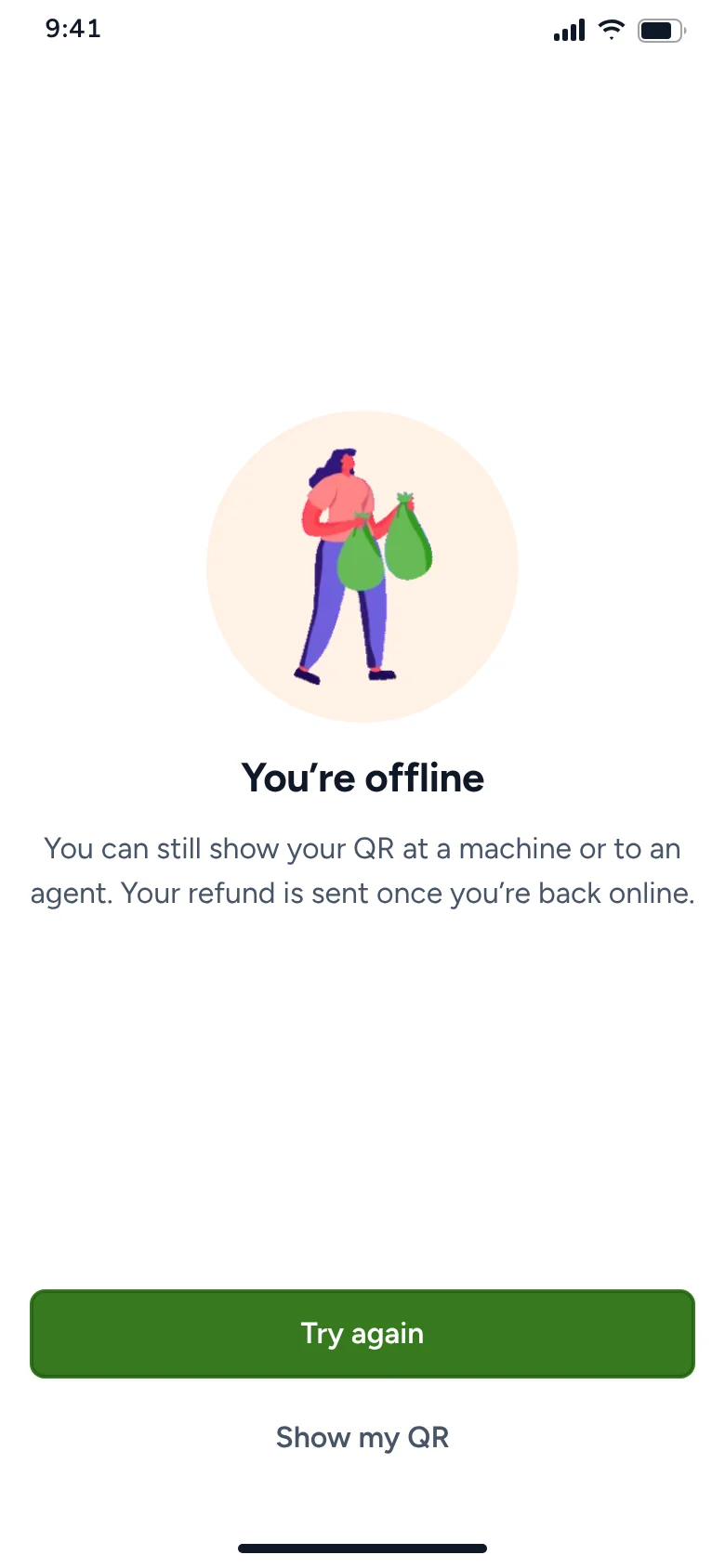 You are offline